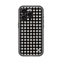 スリムプロテクションプレミアムケース with MagSafe［ Checkered Purple - ギンガムチェック ブラック ］