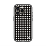 スリムプロテクションプレミアムケース with MagSafe［ Checkered Purple - ギンガムチェック ブラック ］