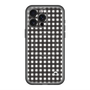 スリムプロテクションプレミアムケース with MagSafe［ Checkered Purple - ギンガムチェック ブラック ］
