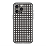 スリムプロテクションプレミアムケース with MagSafe［ Checkered Purple - ギンガムチェック ブラック ］