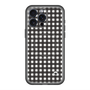 スリムプロテクションプレミアムケース with MagSafe［ Checkered Purple - ギンガムチェック ブラック ］
