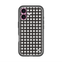スリムプロテクションプレミアムケース with MagSafe［ Checkered Purple - ギンガムチェック ブラック ］