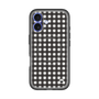スリムプロテクションプレミアムケース with MagSafe［ Checkered Purple - ギンガムチェック ブラック ］