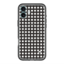 スリムプロテクションプレミアムケース with MagSafe［ Checkered Purple - ギンガムチェック ブラック ］