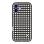 スリムプロテクションプレミアムケース with MagSafe［ Checkered Purple - ギンガムチェック ブラック ］