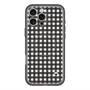 スリムプロテクションプレミアムケース with MagSafe［ Checkered Purple - ギンガムチェック ブラック ］