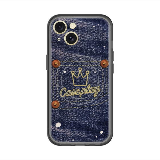 スリムプロテクションプレミアムケース with MagSafe［ Denim Used Jeans - デニム・ユーズド・ジーンズ ］