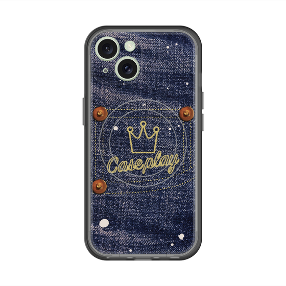 スリムプロテクションプレミアムケース with MagSafe［ Denim Used Jeans - デニム・ユーズド・ジーンズ ］