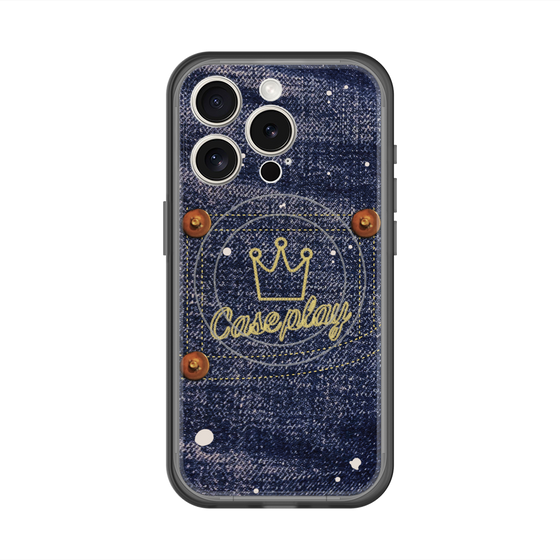 スリムプロテクションプレミアムケース with MagSafe［ Denim Used Jeans - デニム・ユーズド・ジーンズ ］