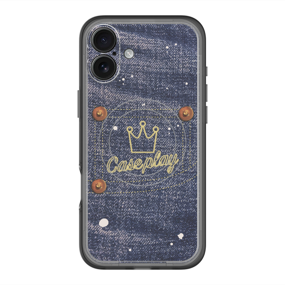 スリムプロテクションプレミアムケース with MagSafe［ Denim Used Jeans - デニム・ユーズド・ジーンズ ］