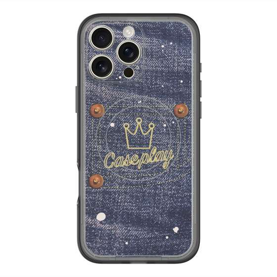 スリムプロテクションプレミアムケース with MagSafe［ Denim Used Jeans - デニム・ユーズド・ジーンズ ］