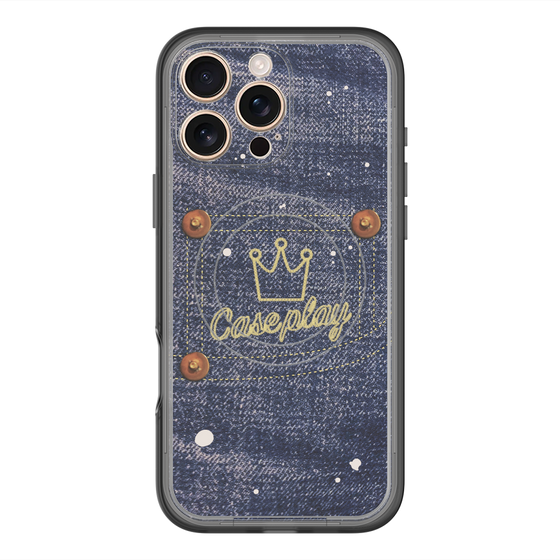 スリムプロテクションプレミアムケース with MagSafe［ Denim Used Jeans - デニム・ユーズド・ジーンズ ］