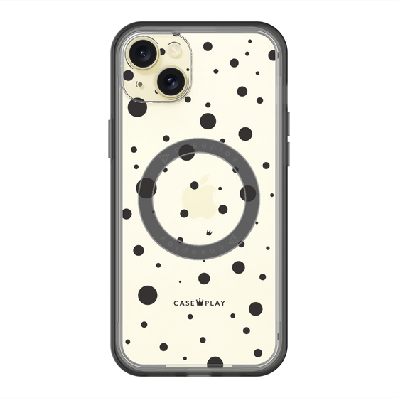 スリムプロテクションプレミアムケース with MagSafe［ Dippin dots Black - ディッピンドッツ ブラック ］