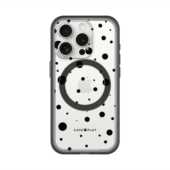 スリムプロテクションプレミアムケース with MagSafe［ Dippin dots Black - ディッピンドッツ ブラック ］