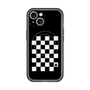 スリムプロテクションプレミアムケース with MagSafe［ Racing checkered flag - レーシングチェッカーフラッグ ］