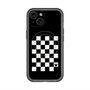 スリムプロテクションプレミアムケース with MagSafe［ Racing checkered flag - レーシングチェッカーフラッグ ］