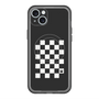 スリムプロテクションプレミアムケース with MagSafe［ Racing checkered flag - レーシングチェッカーフラッグ ］