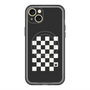 スリムプロテクションプレミアムケース with MagSafe［ Racing checkered flag - レーシングチェッカーフラッグ ］