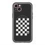 スリムプロテクションプレミアムケース with MagSafe［ Racing checkered flag - レーシングチェッカーフラッグ ］