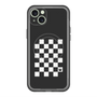 スリムプロテクションプレミアムケース with MagSafe［ Racing checkered flag - レーシングチェッカーフラッグ ］
