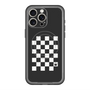 スリムプロテクションプレミアムケース with MagSafe［ Racing checkered flag - レーシングチェッカーフラッグ ］