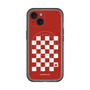 スリムプロテクションプレミアムケース with MagSafe［ Racing checkered flag Red - レーシングチェッカーフラッグ レッド ］