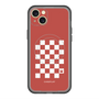 スリムプロテクションプレミアムケース with MagSafe［ Racing checkered flag Red - レーシングチェッカーフラッグ レッド ］
