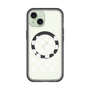 スリムプロテクションプレミアムケース with MagSafe［ Racing checkered flag White - レーシングチェッカーフラッグ ホワイト ］