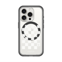 スリムプロテクションプレミアムケース with MagSafe［ Racing checkered flag White - レーシングチェッカーフラッグ ホワイト ］