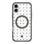 スリムプロテクションプレミアムケース with MagSafe［ CASEPLAY Crown dots Black - ケースプレイ・クラウン・ドッツ ブラック ］