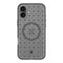スリムプロテクションプレミアムケース with MagSafe［ CASEPLAY Crown dots Black - ケースプレイ・クラウン・ドッツ ブラック ］