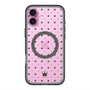 スリムプロテクションプレミアムケース with MagSafe［ CASEPLAY Crown dots Black - ケースプレイ・クラウン・ドッツ ブラック ］