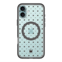 スリムプロテクションプレミアムケース with MagSafe［ CASEPLAY Crown dots Black - ケースプレイ・クラウン・ドッツ ブラック ］