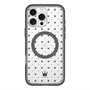 スリムプロテクションプレミアムケース with MagSafe［ CASEPLAY Crown dots Black - ケースプレイ・クラウン・ドッツ ブラック ］