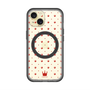 スリムプロテクションプレミアムケース with MagSafe［ CASEPLAY Crown dots Red - ケースプレイ・クラウン・ドッツ レッド ］