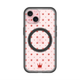 スリムプロテクションプレミアムケース with MagSafe［ CASEPLAY Crown dots Red - ケースプレイ・クラウン・ドッツ レッド ］