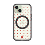 スリムプロテクションプレミアムケース with MagSafe［ CASEPLAY Crown dots Red - ケースプレイ・クラウン・ドッツ レッド ］