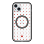 スリムプロテクションプレミアムケース with MagSafe［ CASEPLAY Crown dots Red - ケースプレイ・クラウン・ドッツ レッド ］