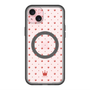 スリムプロテクションプレミアムケース with MagSafe［ CASEPLAY Crown dots Red - ケースプレイ・クラウン・ドッツ レッド ］