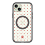 スリムプロテクションプレミアムケース with MagSafe［ CASEPLAY Crown dots Red - ケースプレイ・クラウン・ドッツ レッド ］