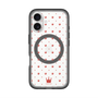 スリムプロテクションプレミアムケース with MagSafe［ CASEPLAY Crown dots Red - ケースプレイ・クラウン・ドッツ レッド ］