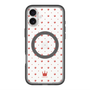 スリムプロテクションプレミアムケース with MagSafe［ CASEPLAY Crown dots Red - ケースプレイ・クラウン・ドッツ レッド ］