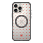 スリムプロテクションプレミアムケース with MagSafe［ CASEPLAY Crown dots Red - ケースプレイ・クラウン・ドッツ レッド ］