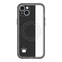 スリムプロテクションプレミアムケース with MagSafe［ CASEPLAY Bi-Colors Black & White - ケースプレイ・バイカラー ブラック＆ホワイト ］