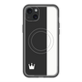 スリムプロテクションプレミアムケース with MagSafe［ CASEPLAY Bi-Colors Black & White - ケースプレイ・バイカラー ブラック＆ホワイト ］