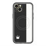 スリムプロテクションプレミアムケース with MagSafe［ CASEPLAY Bi-Colors Black & White - ケースプレイ・バイカラー ブラック＆ホワイト ］