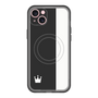 スリムプロテクションプレミアムケース with MagSafe［ CASEPLAY Bi-Colors Black & White - ケースプレイ・バイカラー ブラック＆ホワイト ］