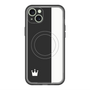 スリムプロテクションプレミアムケース with MagSafe［ CASEPLAY Bi-Colors Black & White - ケースプレイ・バイカラー ブラック＆ホワイト ］