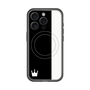 スリムプロテクションプレミアムケース with MagSafe［ CASEPLAY Bi-Colors Black & White - ケースプレイ・バイカラー ブラック＆ホワイト ］