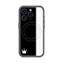 スリムプロテクションプレミアムケース with MagSafe［ CASEPLAY Bi-Colors Black & White - ケースプレイ・バイカラー ブラック＆ホワイト ］